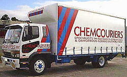 6.7m Curtainsider for chemicals  transport